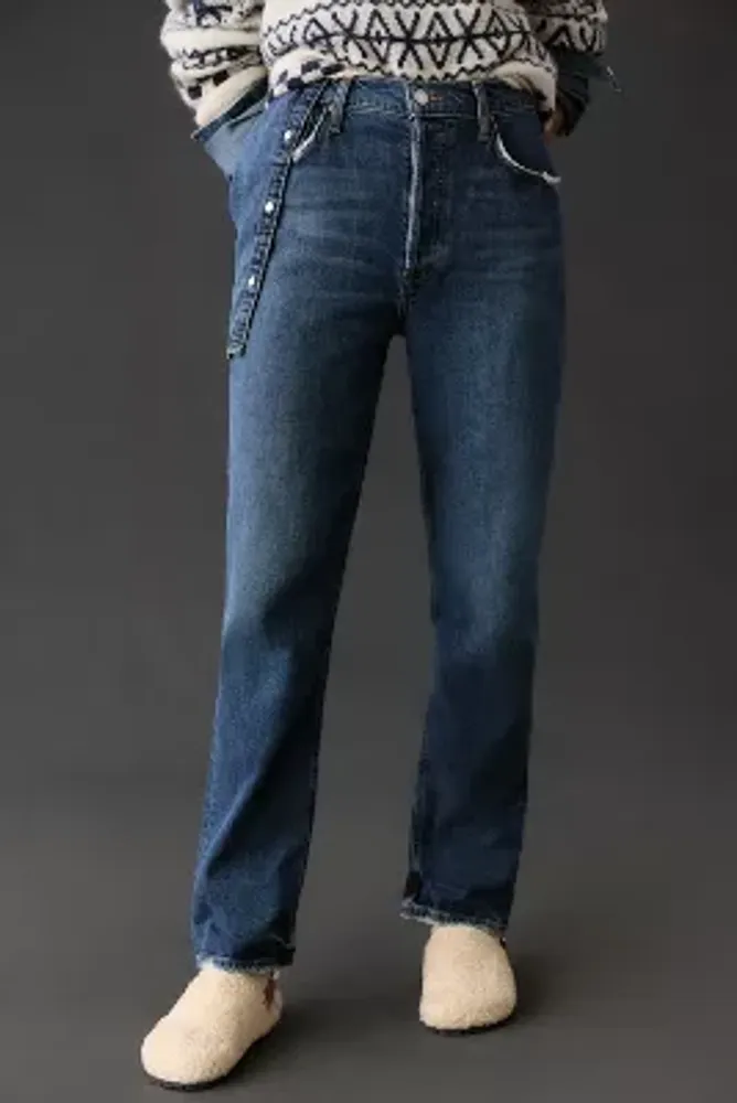 AGOLDE Riley High-Rise Straight-Leg Jeans