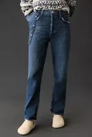 AGOLDE Riley High-Rise Straight-Leg Jeans