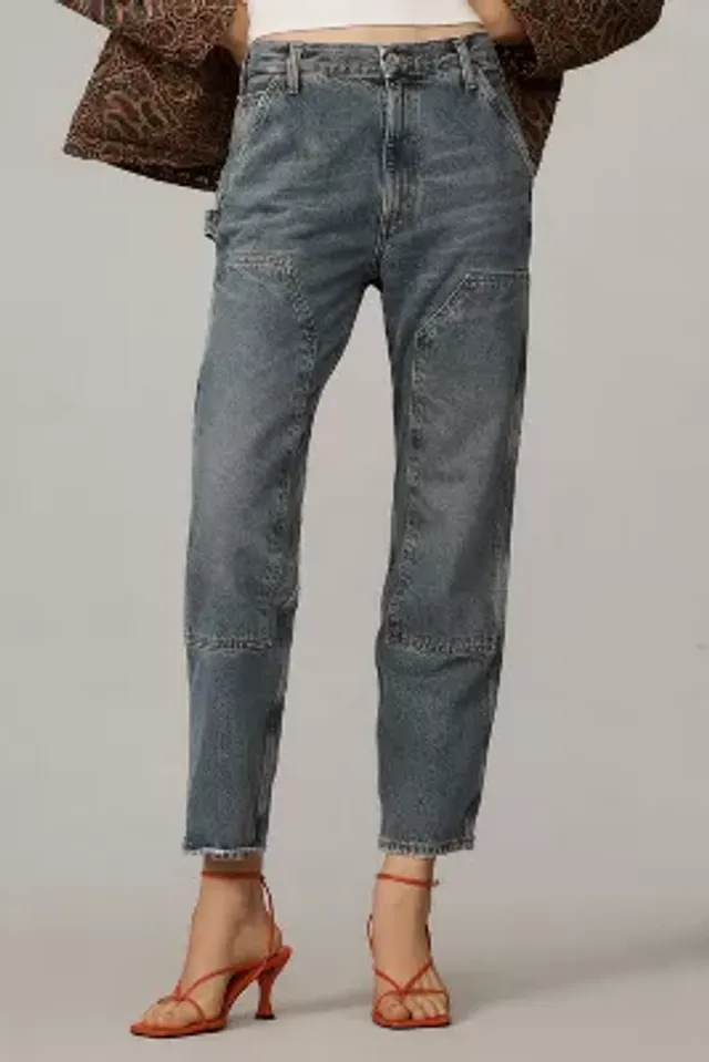 AMO Abigail High-Rise Crop Flare Jeans