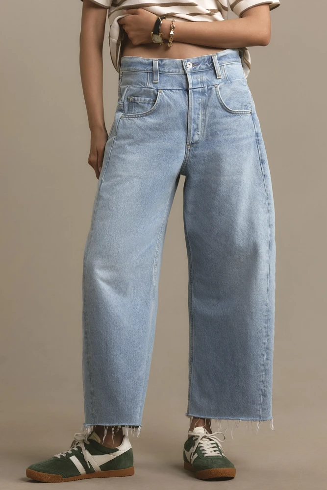 Citizens of Humanity Bisou High-Rise Crop Wide-Leg Jeans