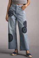 Citizens of Humanity Crochet Gaucho High-Rise Wide-Leg Jeans