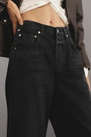 Citizens of Humanity Ayla Crop Raw-Hem Wide-Leg Jeans