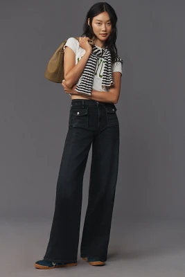 Citizens of Humanity Raven Patch Pocket High-Rise Wide-Leg Jeans