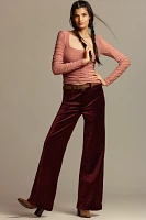 Citizens of Humanity Loli Mid-Rise Baggy Velvet Jeans