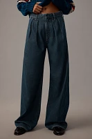 Citizens of Humanity Petra Pleated High-Rise Wide-Leg Trouser Jeans