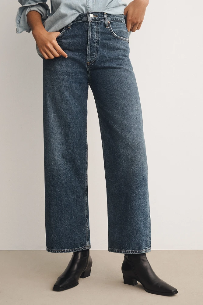 AGOLDE Ren High-Rise Wide-Leg Jeans