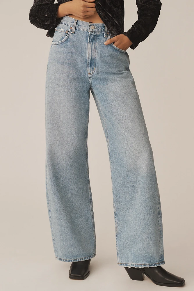 AGOLDE Low Curve Mid-Rise Taper Jeans