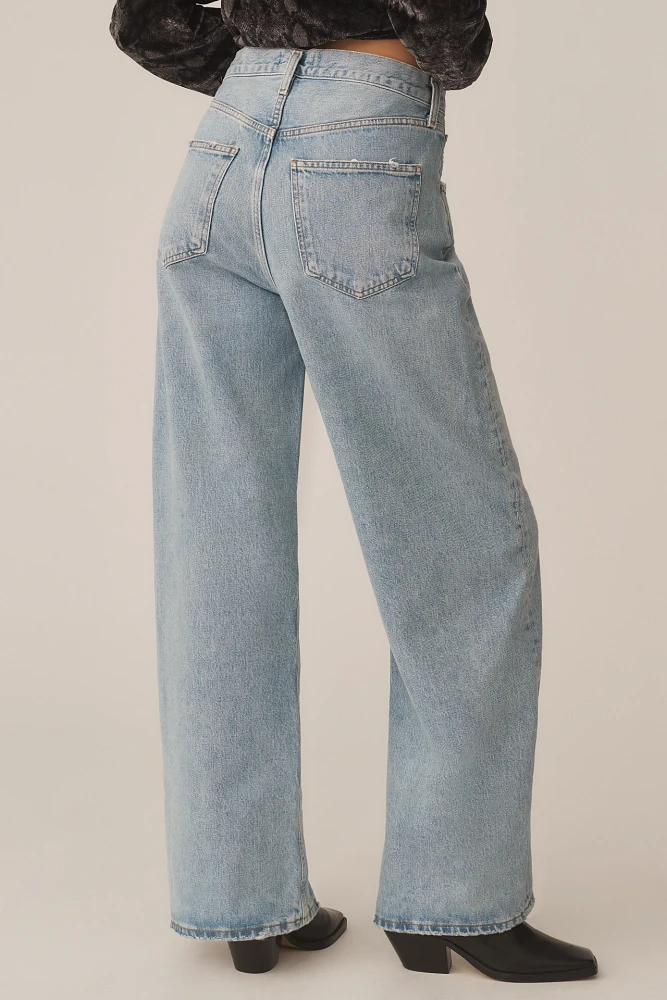 AGOLDE Low Curve Mid-Rise Taper Jeans