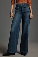 Citizens of Humanity Raven Patch Pocket High-Rise Wide-Leg Jeans