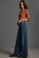 Citizens of Humanity Raven Patch Pocket High-Rise Wide-Leg Jeans