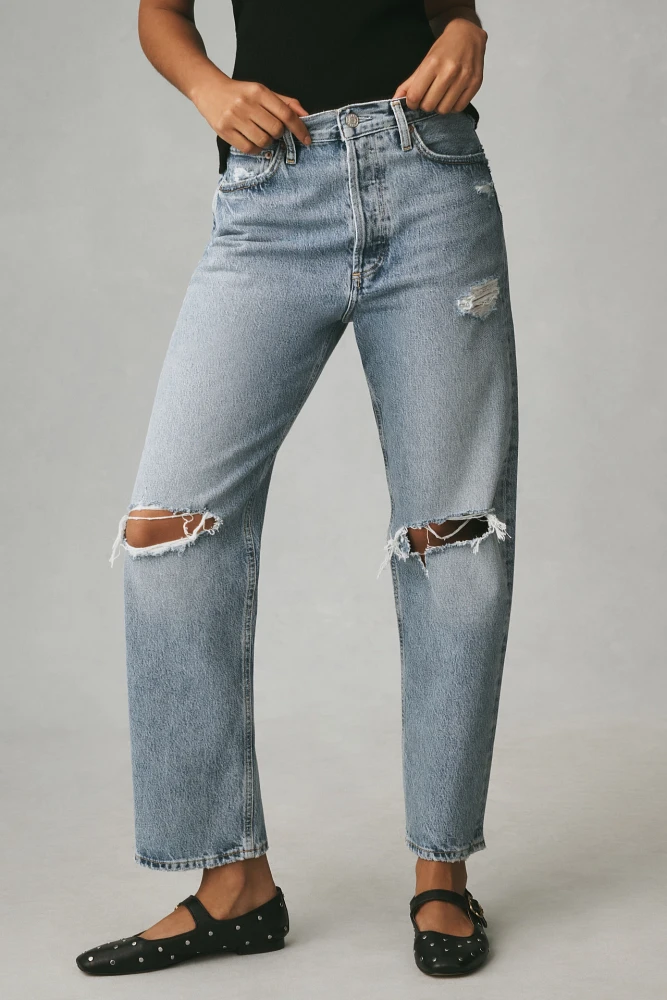 AGOLDE 90s Mid-Rise Straight-Leg Jeans