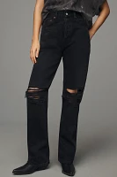 AGOLDE 90s Pinch Distress High-Rise Straight-Leg Jeans