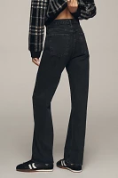 AGOLDE Fran Mid-Rise Straight-Leg Cuffed Jeans