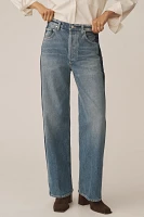 Citizens of Humanity Ayla Textured High-Rise Wide-Leg Jeans