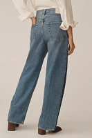 Citizens of Humanity Ayla Textured High-Rise Wide-Leg Jeans