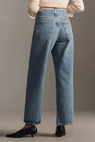 AGOLDE V-Waist Mid-Rise Straight-Leg Jeans