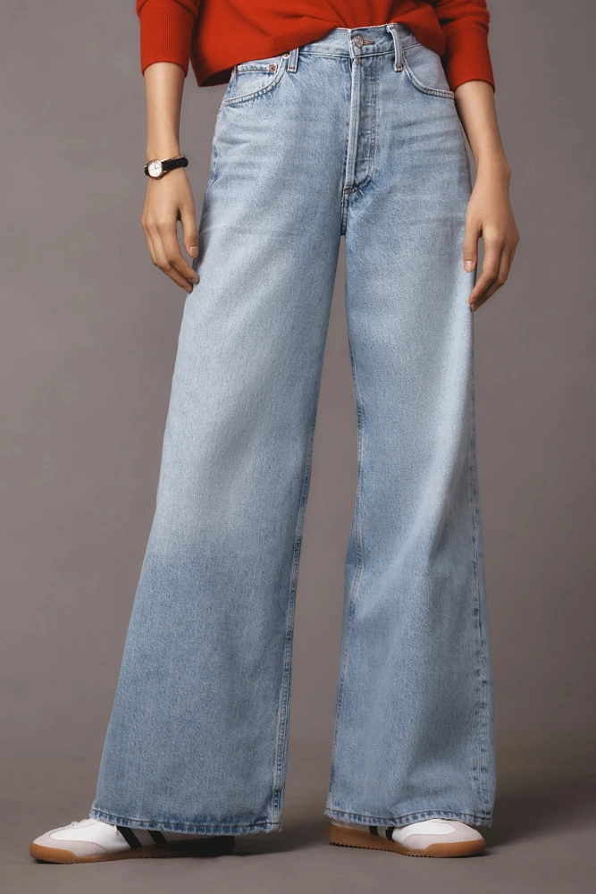 AGOLDE Dame High-Rise Wide-Leg Jeans