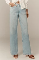 AGOLDE V-Waist High-Rise Straight-Leg Baggy Jeans