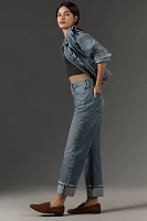 AGOLDE Fran Low-Slung Straight Jeans