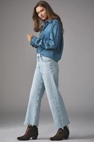 AGOLDE Ren High-Rise Crop Wide-Leg Jeans