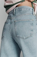 AGOLDE Low-Curve Low-Rise Cropped Tapered Jeans