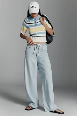 Citizens of Humanity Brynn Drawstring High-Rise Wide-Leg Jeans