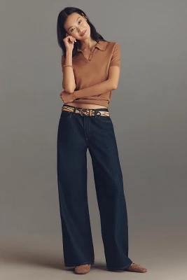 AGOLDE Keira Mid-Rise Wide-Leg Jeans