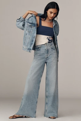AGOLDE Dame High-Rise Wide-Leg Jeans