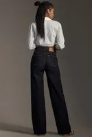Unpublished Noemi High-Rise Wide-Leg Patch Pocket Jeans