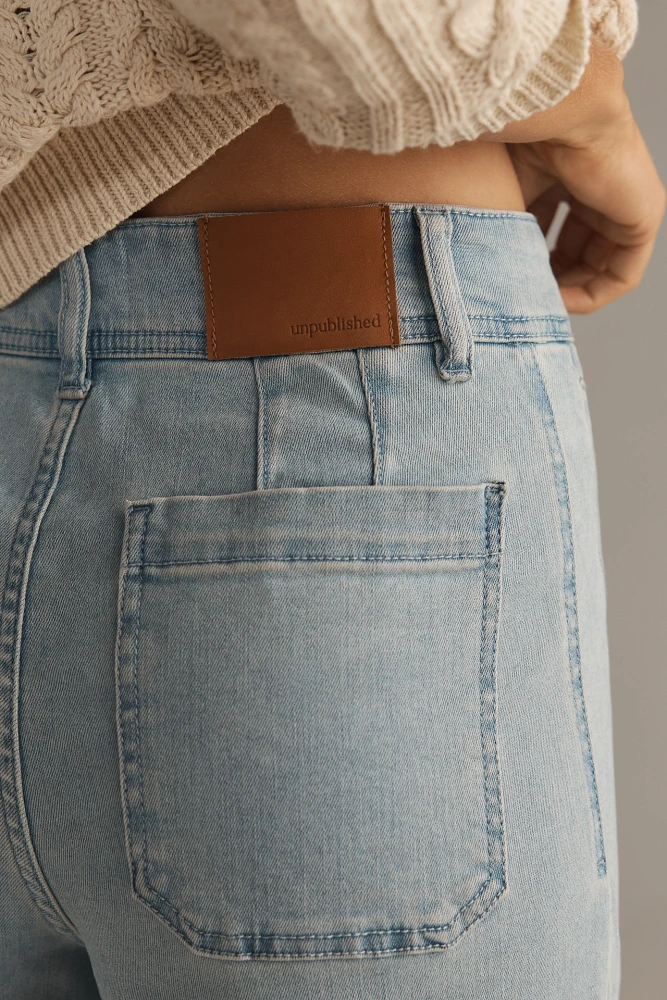 Unpublished Gemma Mid-Rise Wide-Leg Jeans