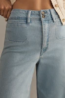 Unpublished Gemma Mid-Rise Wide-Leg Jeans