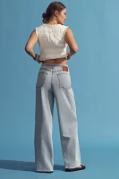 Unpublished Reece Drawstring High-Rise Wide-Leg Jeans