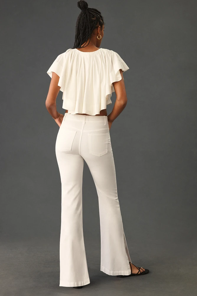 Bella Dahl Cleo High-Rise Side-Slit Jeans