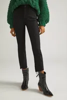 MOTHER The Insider High-Rise Cropped Bootcut Jeans