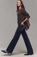 MOTHER The Hustler Roller Sneak High-Rise Wide-Leg Jeans