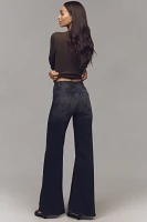 MOTHER The Hustler Roller Sneak High-Rise Wide-Leg Jeans