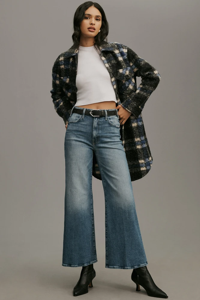 MOTHER The Hustler Roller High-Rise Ankle Jeans