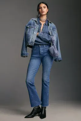 MOTHER Tomcat High-Rise Straight-Leg Ankle Jeans