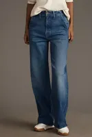 MOTHER The Major Zip Skimp High-Rise Jeans