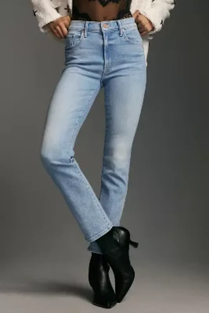 MOTHER Insider Flood High-Rise Straight Leg Jeans