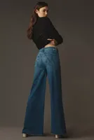 MOTHER The Undercover High-Rise Wide-Leg Jeans