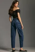 MOTHER The Curbside Floor High-Rise Tapered Jeans