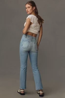 MOTHER The Hustler High-Rise Ankle Fray Jeans