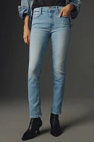 MOTHER The Dazzler Mid-Rise Straight-Leg Jeans