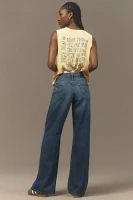 MOTHER The Spinner Sneak High-Rise Wide-Leg Jeans