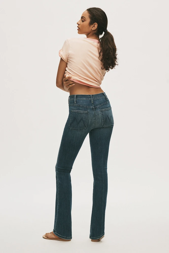 MOTHER Patch Pocket Insider Sneak High-Rise Flare Jeans