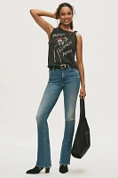 MOTHER Runaway Fray Mid-Rise Bootcut Jeans