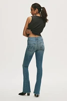 MOTHER Runaway Fray Mid-Rise Bootcut Jeans