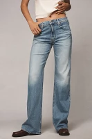 MOTHER Bookie Heel High-Rise Straight-Leg Jeans