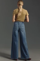 MOTHER The Ditcher Roller Skimp High-Rise Wide-Leg Jeans